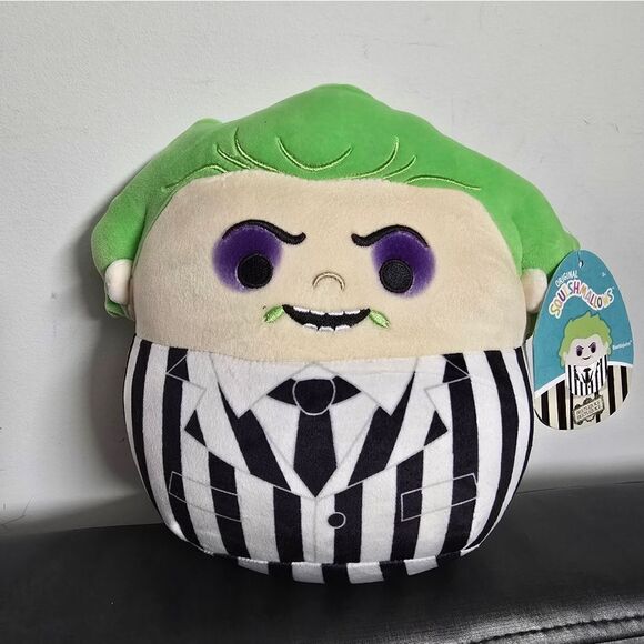 Squishmallow Original Halloween 8" Beetlejuice and Sandworm Plush Bundle, new - Picture 2 of 12